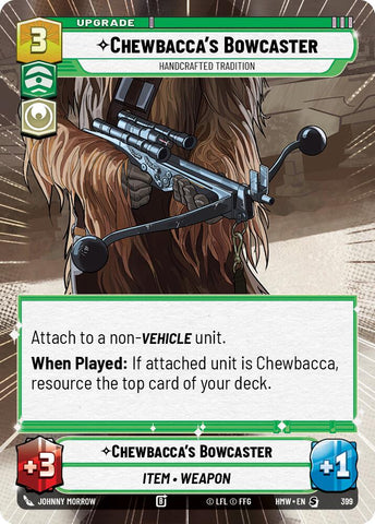 Chewbacca's Bowcaster - Handcrafted Tradition (399) (Hyperspace) (399) [Homeworlds]