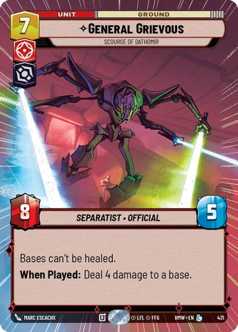 General Grievous - Scourge of Dathomir (431) (Hyperspace) (431) [Homeworlds]