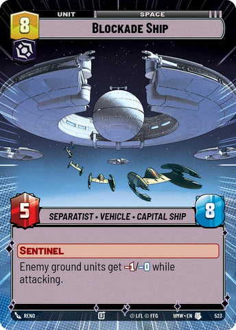 Blockade Ship (523) (Hyperspace) (523) [Homeworlds]