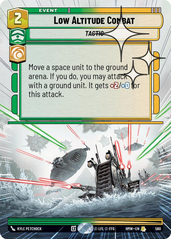 Low Altitude Combat (560) (Hyperspace Foil) (560) [Homeworlds]