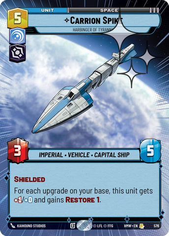 Carrion Spike - Harbinger of Tyranny (576) (Hyperspace Foil) (576) [Homeworlds]