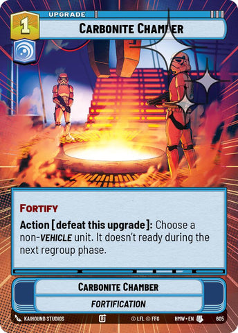 Carbonite Chamber (605) (Hyperspace Foil) (605) [Homeworlds]