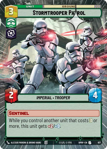 Stormtrooper Patrol (617) (Hyperspace Foil) (617) [Homeworlds]