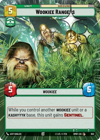 Wookiee Rangers (652) (Hyperspace Foil) (652) [Homeworlds]