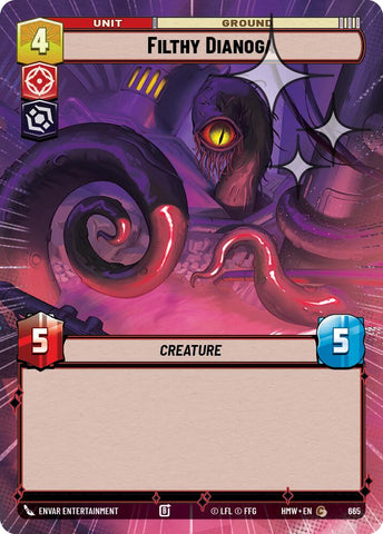 Filthy Dianoga (665) (Hyperspace Foil) (665) [Homeworlds]