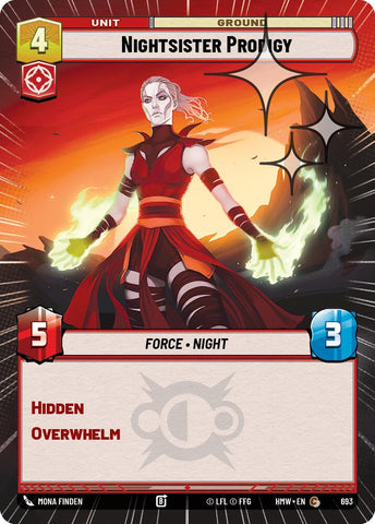 Nightsister Prodigy (693) (Hyperspace Foil) (693) [Homeworlds]