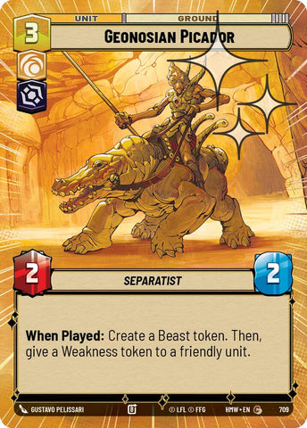 Geonosian Picador (709) (Hyperspace Foil) (709) [Homeworlds]