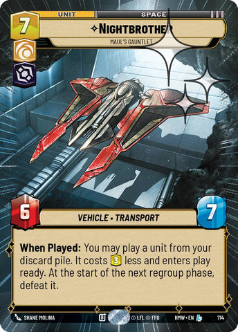 Nightbrother - Maul's Gauntlet (714) (Hyperspace Foil) (714) [Homeworlds]