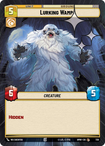 Lurking Wampa (739) (Hyperspace Foil) (739) [Homeworlds]