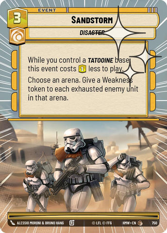 Sandstorm (750) (Hyperspace Foil) (750) [Homeworlds]