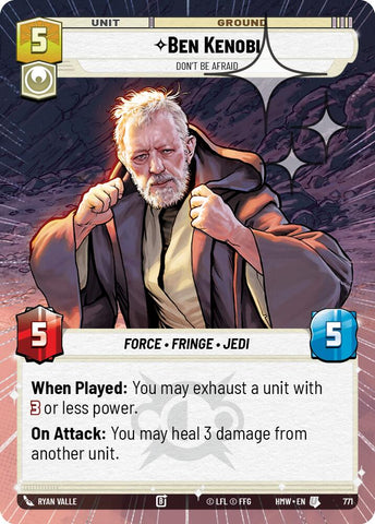 Ben Kenobi - Don't Be Afraid (771) (Hyperspace Foil) (771) [Homeworlds]