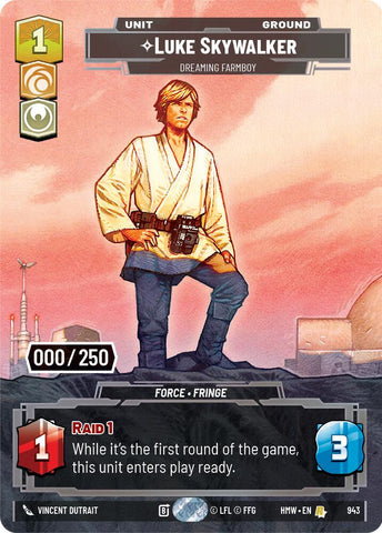 Luke Skywalker - Dreaming Farmboy (943) (Serialized) (943) [Homeworlds]