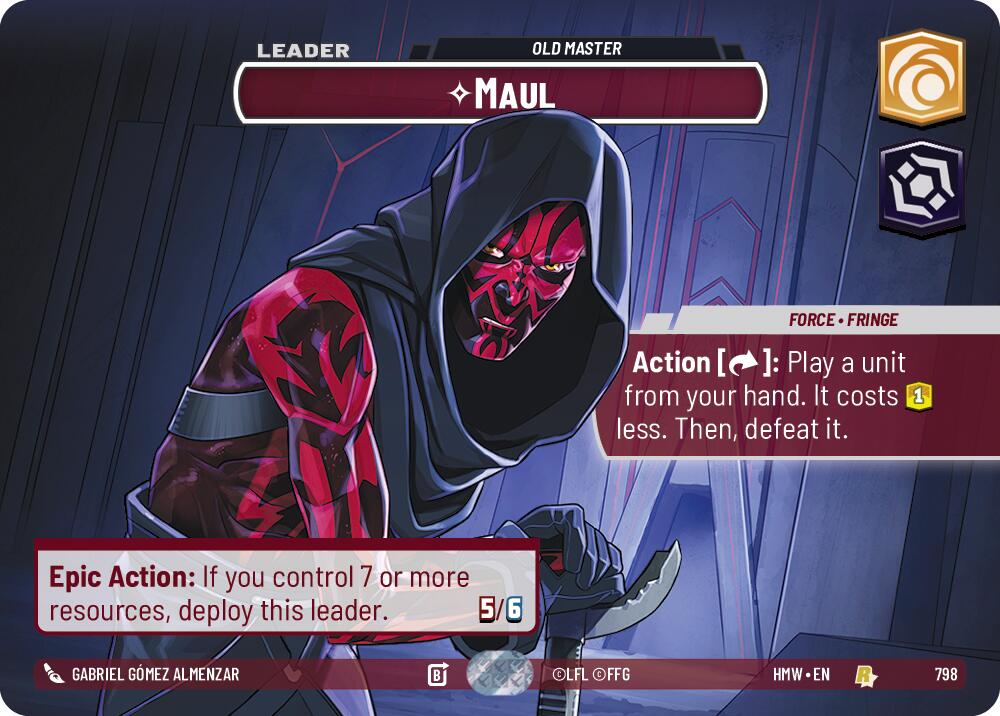 Maul - Old Master (798) (Showcase) (798) [Homeworlds]