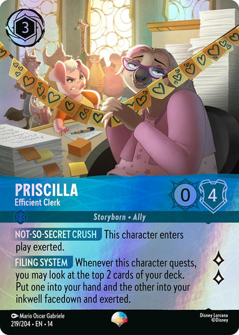 Priscilla - Efficient Clerk (Epic) (219/204) [Hyperia City]