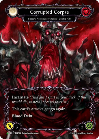 Corrupted Corpse (B) (Marvel) [FAB514] (Promo)  Cold Foil