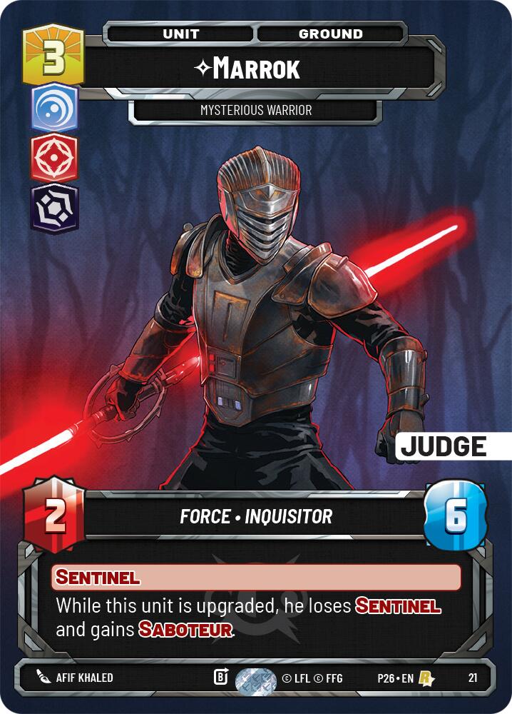 Marrok - Mysterious Warrior (21) (21) [Judge Promos]