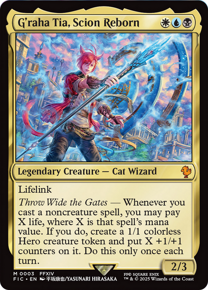 reanimate mtg final fantasy G'raha Tia, Scion Reborn [FINAL FANTASY Commander]
