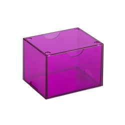 Dragon Shield: Strongbox - Clear Purple