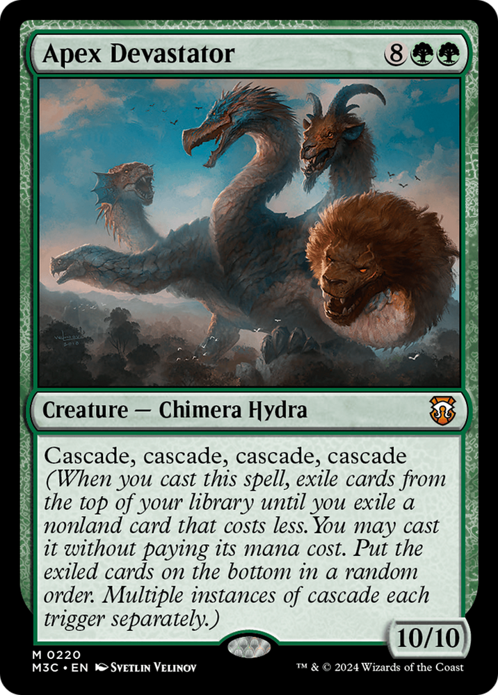 Apex Devastator (Ripple Foil) [Modern Horizons 3 Commander]