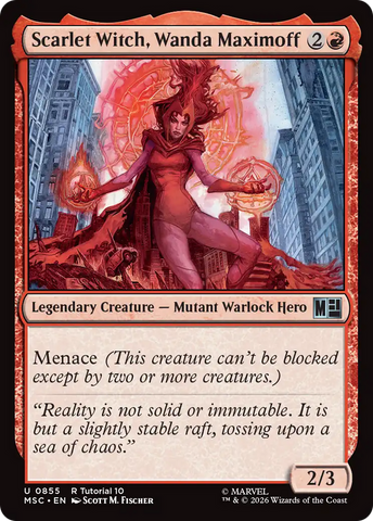 Scarlet Witch, Wanda Maximoff [Marvel Super Heroes Commander]