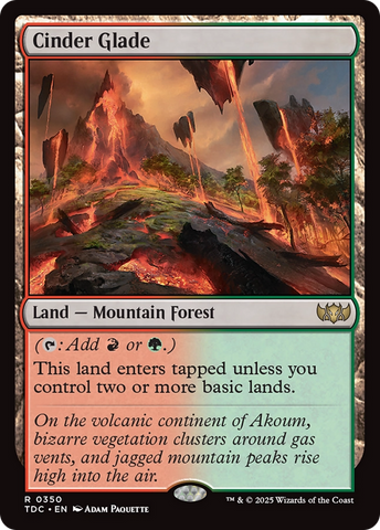 Cinder Glade [Tarkir: Dragonstorm Commander]