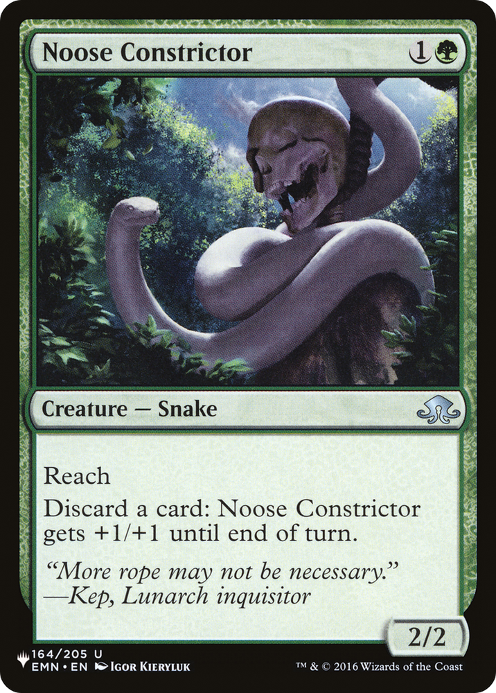 Noose Constrictor [The List Reprints]