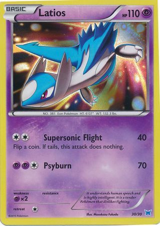 Latios (30/30) [XY: Trainer Kit 2 - Latios]