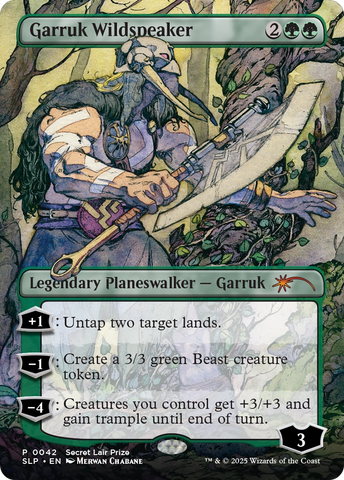 Garruk Wildspeaker [Secret Lair Showdown]