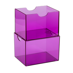 Dragon Shield: Strongbox - Clear Purple