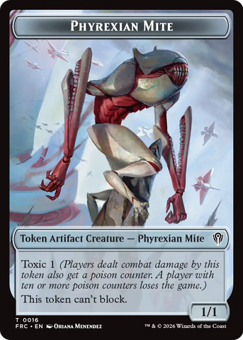 Kobolds of Kher Keep // Phyrexian Mite Double-Sided Token [Reality Fracture Commander Tokens]