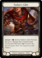 Seeker's Gilet [OUT176] (Outsiders)  Rainbow Foil