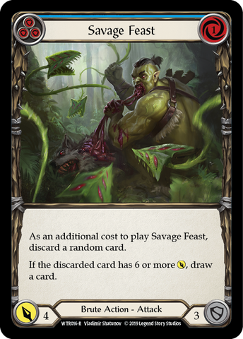 Savage Feast (Blue) [WTR016-R] (Welcome to Rathe)  Alpha Print Normal