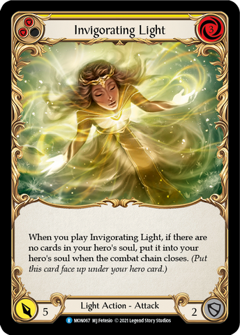 Invigorating Light (Yellow) [MON067] (Monarch)  1st Edition Normal