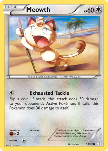 Meowth (53/83) [XY: Generations]