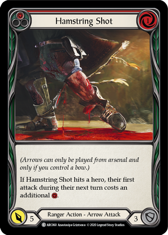 Hamstring Shot (Red) [U-ARC060] (Arcane Rising Unlimited)  Unlimited Rainbow Foil