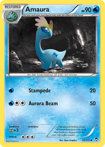 Amaura (25/111) [XY: Furious Fists]