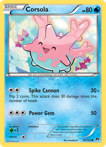 Corsola (29/122) [XY: BREAKpoint]