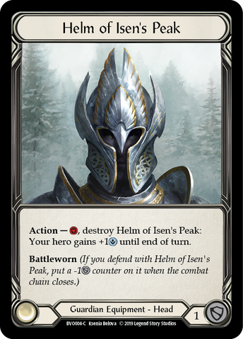 Helm of Isen's Peak [BVO004-C] (Bravo Hero Deck)  1st Edition Normal