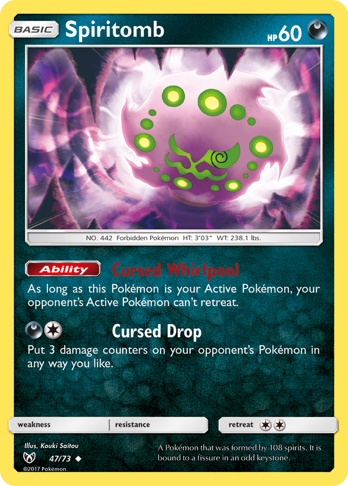 Spiritomb (47/73) [Sun & Moon: Shining Legends]