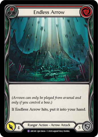 Endless Arrow [U-ARC045] (Arcane Rising Unlimited)  Unlimited Rainbow Foil