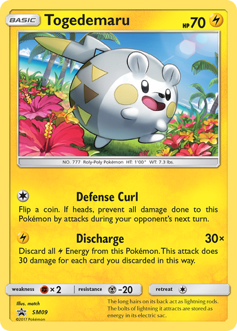 Togedemaru (SM09) [Sun & Moon: Black Star Promos]