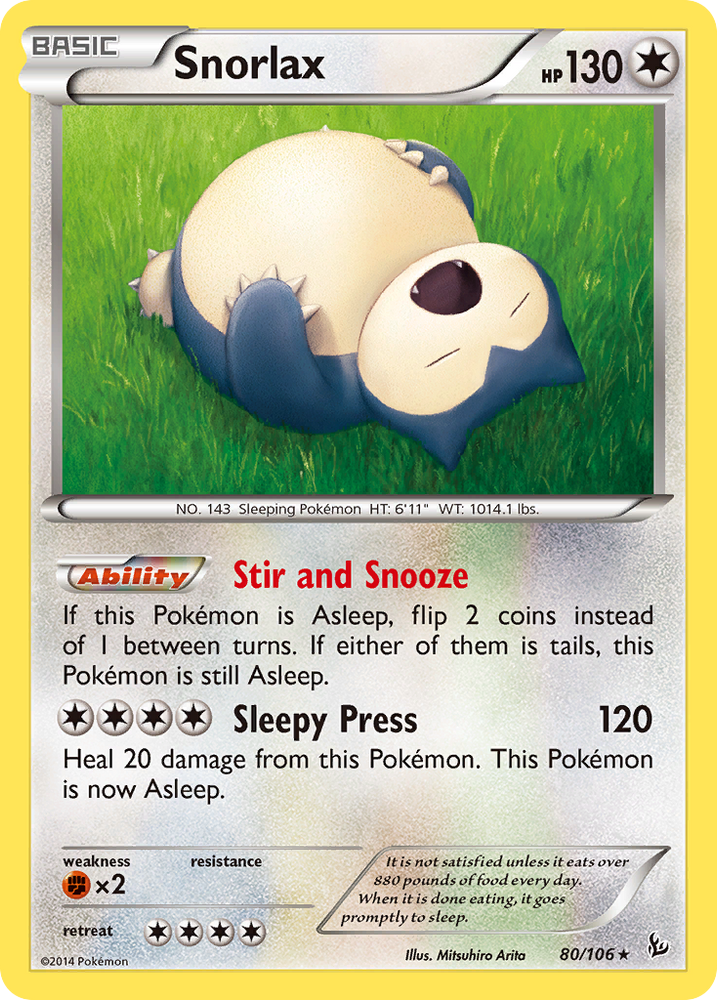 Snorlax (80/106) [XY: Flashfire]