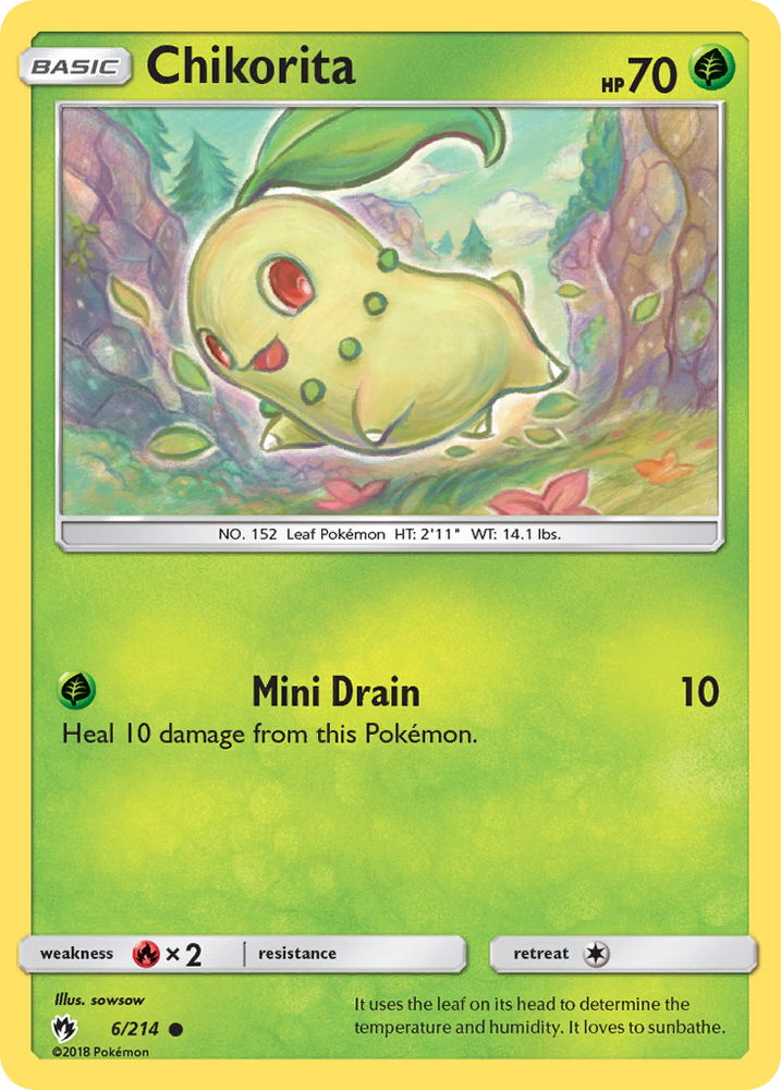 Chikorita (6/214) [Sun & Moon: Lost Thunder]