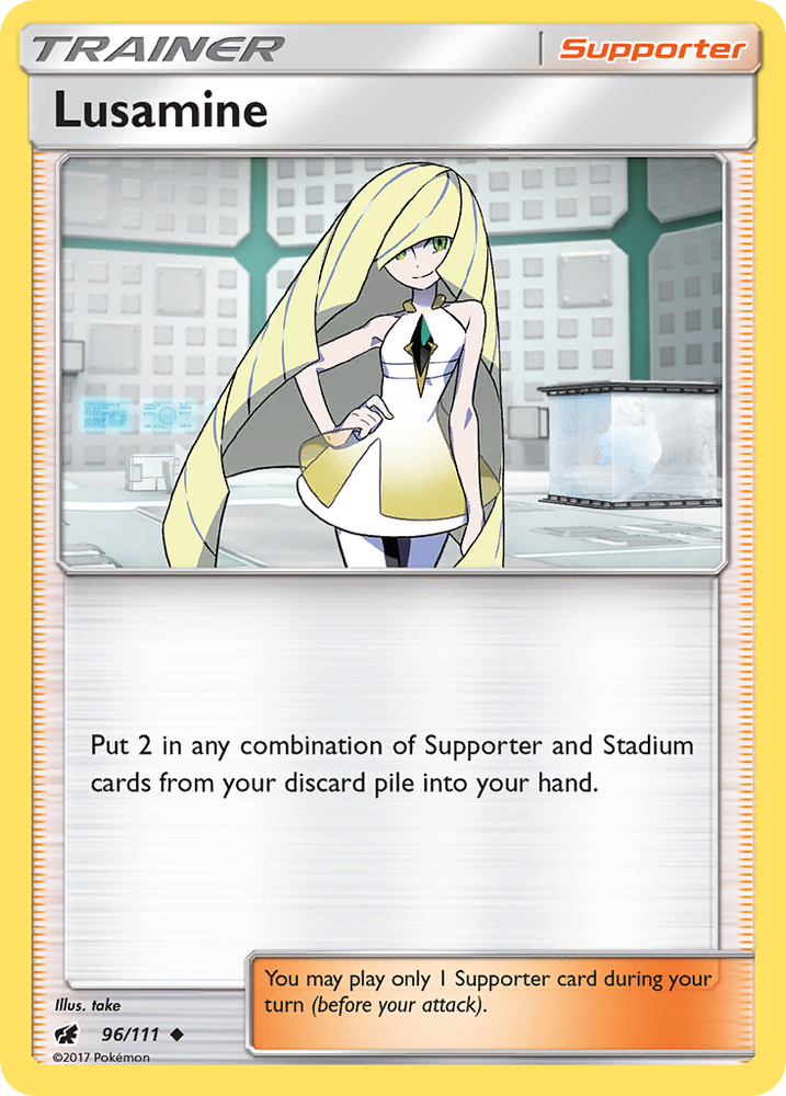 Lusamine (96/111) [Sun & Moon: Crimson Invasion]