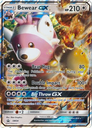 Bewear GX (SM34) (Jumbo Card) [Sun & Moon: Black Star Promos]