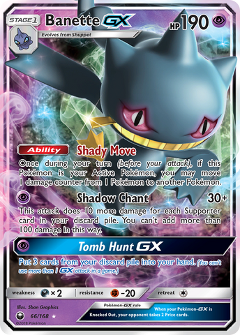 Banette GX (66/168) [Sun & Moon: Celestial Storm]