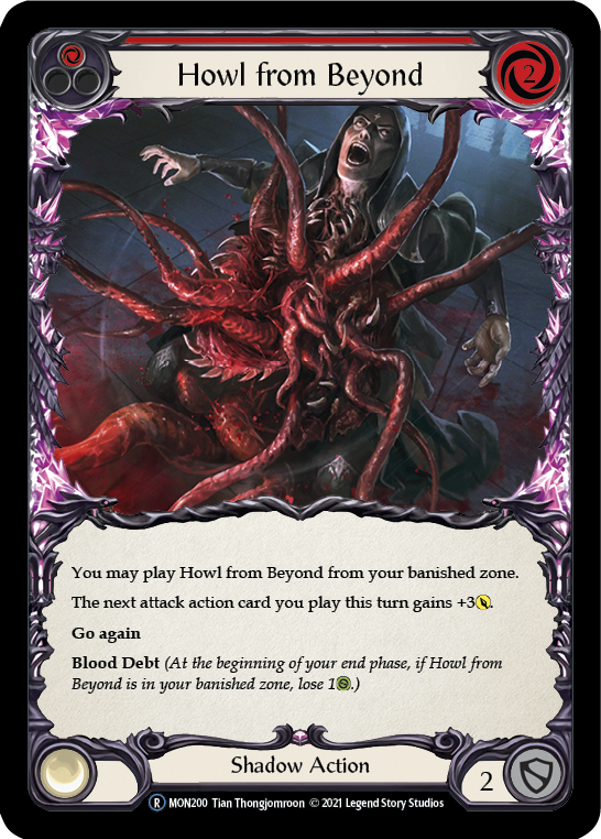 Howl from Beyond (Red) [U-MON200] (Monarch Unlimited)  Unlimited Normal