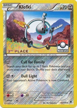 Klefki (66/119) (League Promo 3rd Place) [XY: Phantom Forces]