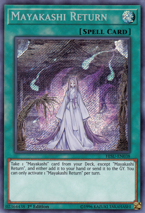 Mayakashi Return [HISU-EN038] Secret Rare