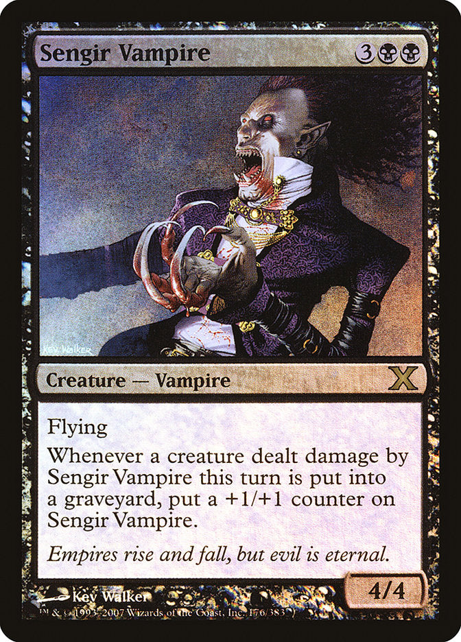 Sengir Vampire (Premium Foil) [Tenth Edition]